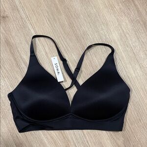 Soma Enbliss luxe plunge Bralette black